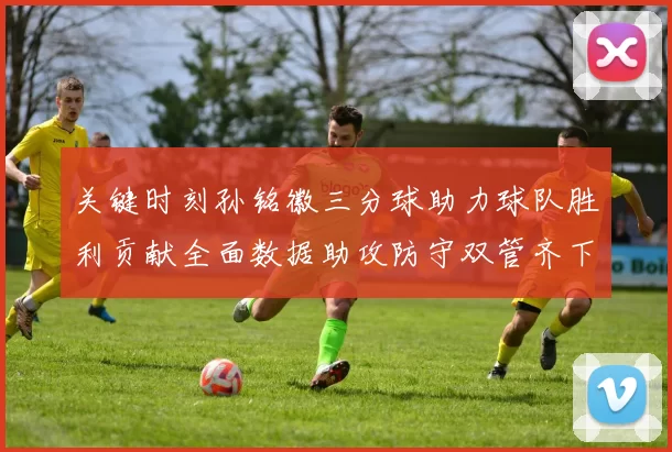 关键时刻孙铭徽三分球助力球队胜利贡献全面数据助攻防守双管齐下