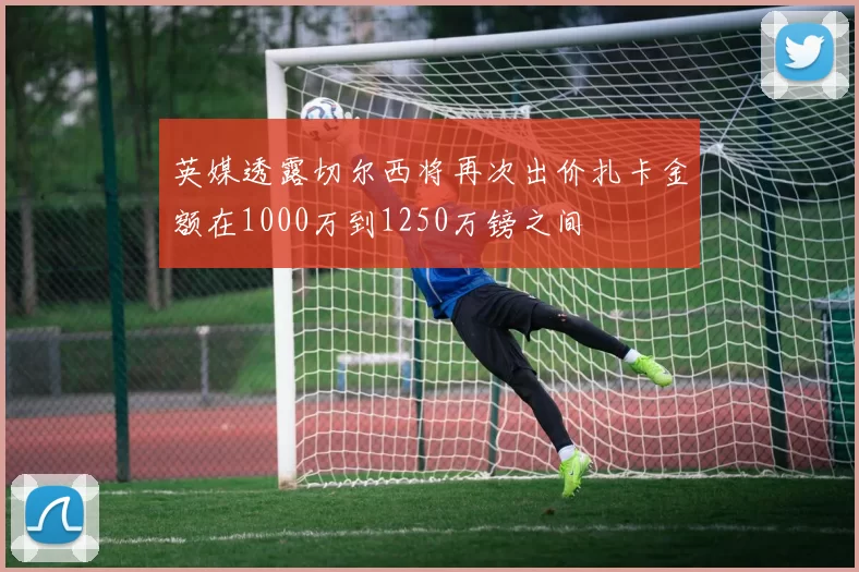 英媒透露切尔西将再次出价扎卡金额在1000万到1250万镑之间
